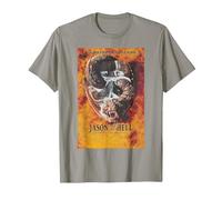 Friday The 13th Jason Goes to Hell T-Shirt, Men, Slate Grey, Small