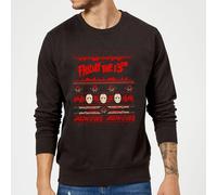 Friday the 13th Jason Lives Christmas Jumper - Black - 4XL