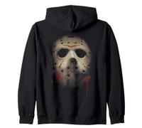 Friday the 13th Jason Voorhees Large Face Mask Zip Hoodie