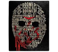Friday The 13th Jason Vorhees Big Talker Micro Raschel Throw Blanket 46"x60" (116cm x 152cm)