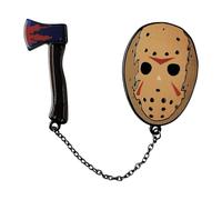 Friday the 13th Limited Edition Pin Badge Set - Official Horror Movie Collectibles Featuring Jason Voorhees - Enamel Pins for Horror Fans & Pop Culture Collectors