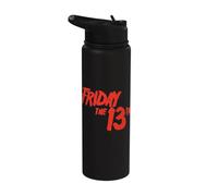 Friday the 13th Logo Stainless Steel Insulated Water Bottle