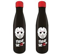 Friday the 13th Mask Metal Drinks Bottle, Official Horror Fan Gift