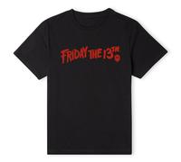 Friday the 13th Official Logo T-Shirt - Black | Size: Medium Friday the 13th Black M