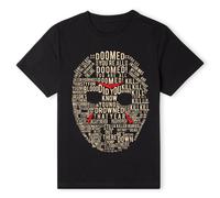 Friday the 13th Official Mask T-Shirt - Black | Size: Small Friday the 13th Black S