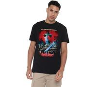 Friday The 13Th Part VIII Jason Takes Manhattan Vintage Poster Unisex T Shirt, Black, Medium