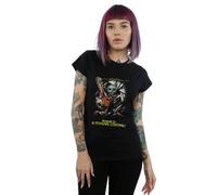 Friday the 13th Women's Italian Movie Poster Cotton T-Shirt in Black | Size: Medium Friday the 13th Black M