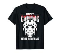 Friday Thirteenth Horror Camping Campfire Night Adventure T-Shirt