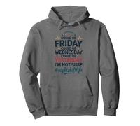Friday Wednesday Yesterday Night Shift Life, RN Nurse Pullover Hoodie