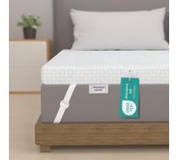 FRIDEKO Mattress Topper Kingsize Bed Memory Foam 11cm Extra Thick, Dual-Layer Medium Firm Bed Topper with Washable Cover, Deep Back Pain Relief & Pressure Relief, King Size 150 x 200 cm