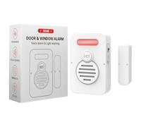 Fridge Alarm | Window Open Alarm with Adjustable Voice Reminders - Close Door Reminder, Voice Alert For Store Business School Shop Garage Basement