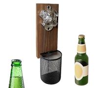 Fridge Bottle Opener - Wine Bottles Beer Opener Fridge Holder, Portable Versatile Tool for Opening Soda Cans for Kitchen Barbecue Party Father Grandpa