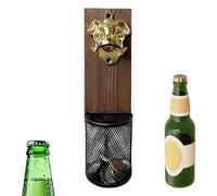 Fridge Bottle Opener, Wine Bottles, Beer Opener, Fridge Holder, Practical Kitchen Accessory for Father, Husband, Grandpa, BBQ Party