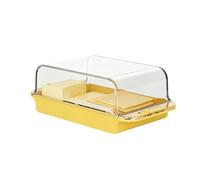 Fridge Butter Dish | Preservative Dispenser Airtight Transparent | Butter Holder Tray | For Cream Cheese East Coast Style Countertop Fridge Shelf Fridge Door