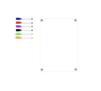Fridge Calendar Board Acrylic Magnet Week Meal Planner Board For Student Home Offices School Schedule Acrylic Calendar