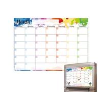 Fridge Calendar Whiteboard - Dry Erase 2025 Calendar Planner Whiteboard - Multi-Functional Planning Tool for Home, Classroom, and Work Area