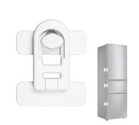 Fridge Child Lock | Keyless Refrigerator Door Latch Proof Oven Cabinet Drawer-Lock | Rotating No Punch Safety Kitchen Microwave Security for Home Protection