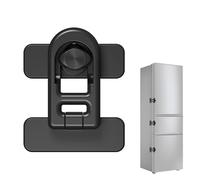 Fridge Child Lock | Keyless Refrigerator Door Latch Proof Oven Cabinet Drawer-Lock | Rotating No Punch Safety Kitchen Microwave Security for Home Protection