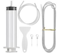 Fridge Cleaning Kit, 6 Pcs Fridge Drain Hole Cleaning Tool, Fridge Cleaning Syringe, Fridge Cleaner Pipe, Drain Pipe Cleaning Brush, Ice Shovel, Kitchen Drain Hole Remover