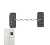 Fridge Combination Lock, Freezer Lock with 3 Number Code | Child Safety Cabinet Adhesive Lock No Keys Needed for Drawers, Refrigerator