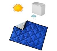 Fridge Cover Freezer Insulation Sun Shield For Outdoor Refrigerator Protector Sunshade(Blue,190x85cm/74.8x33.5in)