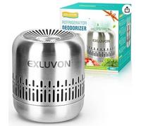 Fridge Deodorant Stainless Steel Silver, 10 Year Odour Neutraliser for Motorhome, Car & Cabinet, Odour Remover, More Effective than Activated Carbon Air Freshener