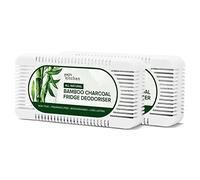 Fridge Deodoriser Bamboo Charcoal 2 Pack - Joeji's Kitchen Odour Eliminator | Fridge Odour Absorber, Charcoal Deodoriser, Refrigerator Smell Remover, Charcoal Air Freshener, Natural Odour Eliminator