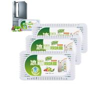 Fridge Deodorizer, Refrigerator and Freezer Deodorizer Odor Eliminator Reusable, Unscented Activated Carbon Odor Absorber and Moisture for Freezers, Coolers, Closet and Trash Can (3PCS, 8CM)