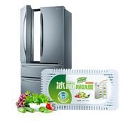 Fridge Deodorizer, Refrigerator and Freezer Deodorizer Odor Eliminator Reusable, Unscented Activated Carbon Odor Absorber and Moisture for Freezers, Coolers, Closet and Trash Can (1PC, 8CM)