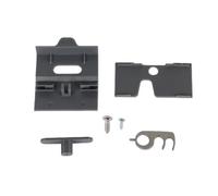 Fridge Door Lock Catch Kit for Dometic RM7 Series Caravan Motorhome | Precise-fit replacement latch kit with mounting screws, easy to install, durable spare part for refrigerator door.