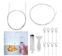 fridge dredger and cleaning set,drain dredge for fridge drain hole cleaning tool,fridge cleaning kit,refrigerator pipe dredge,fridge emptying dredger and cleaning set,fridge drain hole unblocker