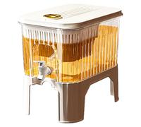 Fridge Drink Dispenser - 3L/5L Container with Filter for Cold Water, Fruit Juice, Fruit Drinks and Tea, with Household Tap | Ideal Use: Parties and Daily Use, Drink Management in the Fridge