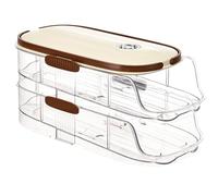 Fridge Egg Holder - Egg Dispenser | Egg Holder Storage | Egg Storage for Kitchen | Egg Dispenser to Roll Down the Fridge | Egg Holder Storage | Space Saving Egg Dispenser