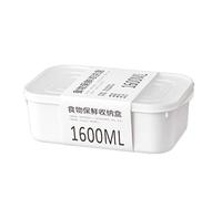 Fridge Food Storage Container - Portable Refrigerator Freezer Organizers with Scale | Bacon Fresh-Keeping Box | Japanese Scale Crisper Box | Food Fruit Storage Box for Fruit, Vegetables, Fish, Meat
