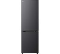 LG GBBSJ10EEP 186cm Tall 60cm Wide NatureFRESH Fridge Freezer - Matte Black - E Rated