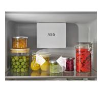 AEG 6000 TwinTech® OSC6T185ES Integrated Frost Free Fridge Freezer with Sliding Door Fixing Kit - White - E Rated, White