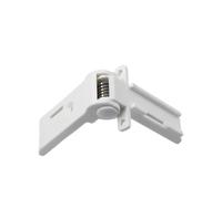 Fridge Freezer Compartment Door Hinge, White Plastic, Compatible with Dometic 6/7/8 Series, RV Caravan