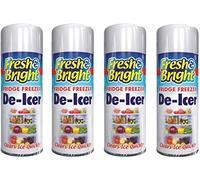 Fridge Freezer De-Icer Spray 200ml Quick Ice Remover Anti-Bacterial Deicer Spray UK (4X De-Icer Spray 200ml)