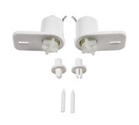 Fridge Freezer Door Hinge Evaporator Flap Bearing Kit Compatible with Dometic Electrolux 4200 Pivot DFH2 2412865004 241286500 Caravan Motorhome