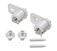 Fridge Freezer Door Hinges Kit 2412865004 Compatible with Caravan & Motorhome Electrolux Dometic 4200 Pivot 207999317 Evaporator Flap Bearing Set Door Hinges Evaporator Flap Bearing Set