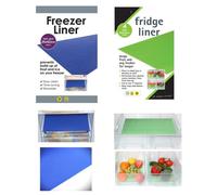 Fridge & Freezer Drawer Liners Mats Fresh Fruit Veg Anti Frost Shelf Liners Set