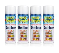 Ice Remover Spray 200ml Pack of 4 Quick Ice Remover Anti-Bacterial Fridge Freezer De-Icer Spray Fridge Cleaner