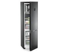 Liebherr CBNbsd 578i Fridge Freezer, 359L Capacity, 67.5D x 59.7W x 201.5H cm, 70/30 Split, D Rated, BlackSteel, BioFreshProfessional, Freestanding, Double Door, NoFrost