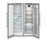 Liebherr XRFST5295 Peak Bio Fresh No Frost Side-by-Side combination Fridge Freezer - Stainless Steel