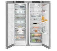 Fridge Freezer Liebherr Plus XRFSF5220 Freestanding 50/50 Frost Free - Silver - D Rated