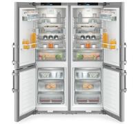 Liebherr Side By Side Fridge Freezer XCCsd5250 EasyFresh Freestanding Silver