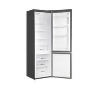 Russell Hobbs Fridge Freezer Freestanding Frost Free with Reversible Door, Adjustable Thermostat & Feet, 70/30 279L, 180cm High, LED Light, 2 Year Guarantee Dark Steel RH180FFFF551E1DS