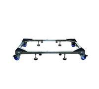 Fridge Freezer Wheels Heavy Duty Adjustable Fridge Freezer Trolley Raising the Appliance 10.5cm Universal Washing Machine Stent Dryer and Refrigerator Floor Trays Stainless Steel - 600kg