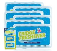 Fridge Fresheners 6 Pack, Long-Lasting Unscented Fridge Odour Eliminator for Food Smells, Refrigerator Deodoriser Air Purifier Lasts 6 Months, Suitable for Fridge up to 200L