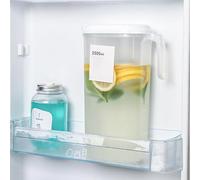 Fridge Jug with Lid - 1.8L / 2.5L Leakproof Fridge Door Water Jugs, Plastica Water Pitcher with Lid, Cold Drink Kettle for, Drinking Carafe Jug for Homemade Juice, Ice Tea, Beverage